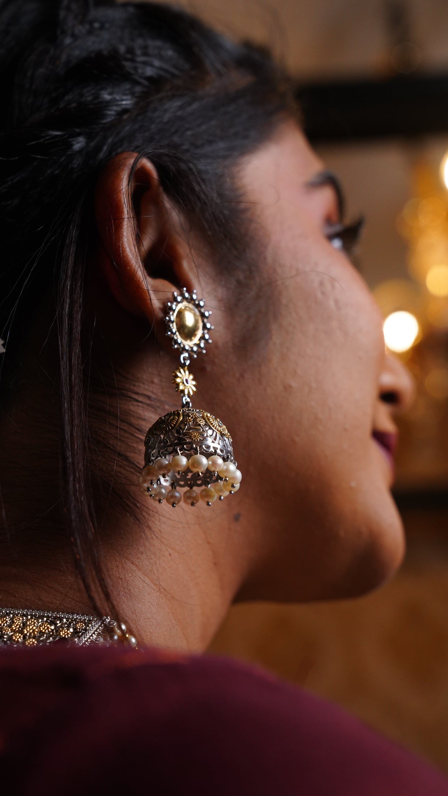 Malini jhumka