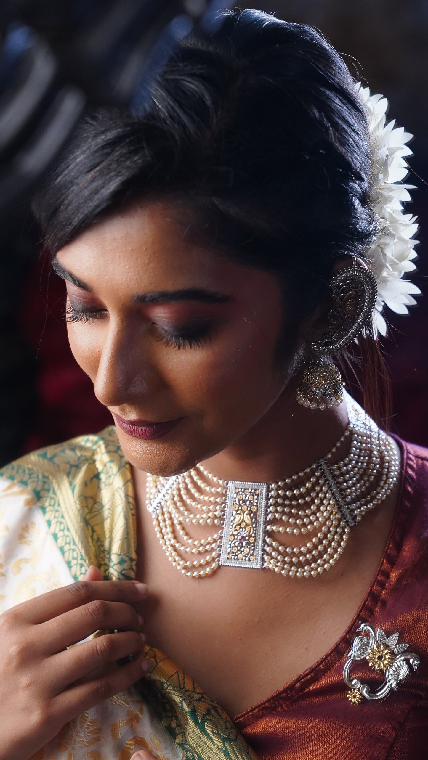 Malini gola bhora necklace