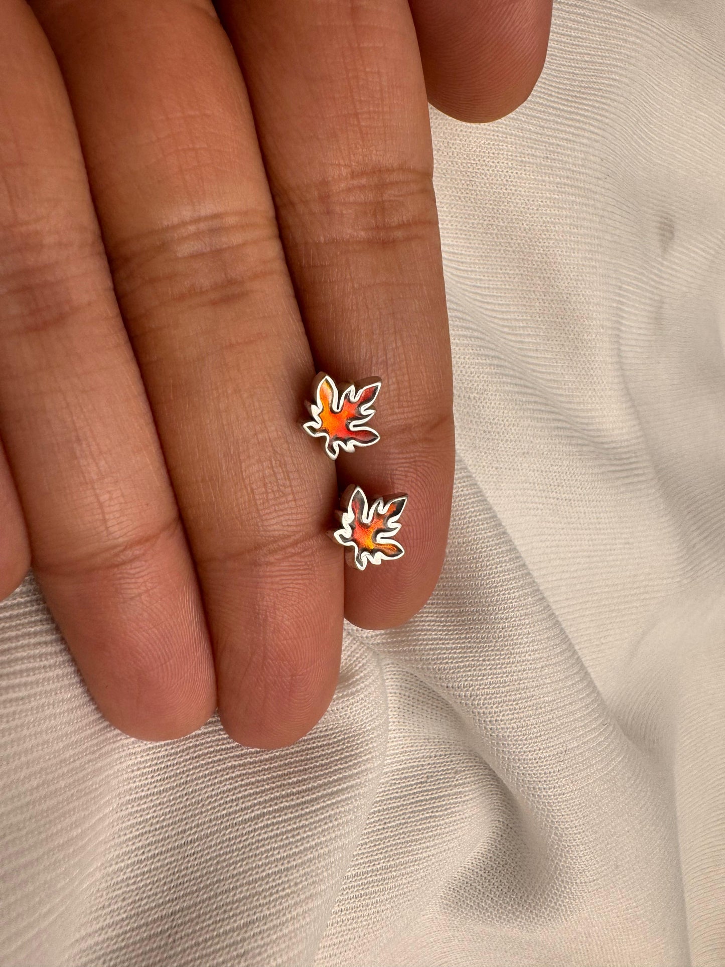 Maple earring (small)