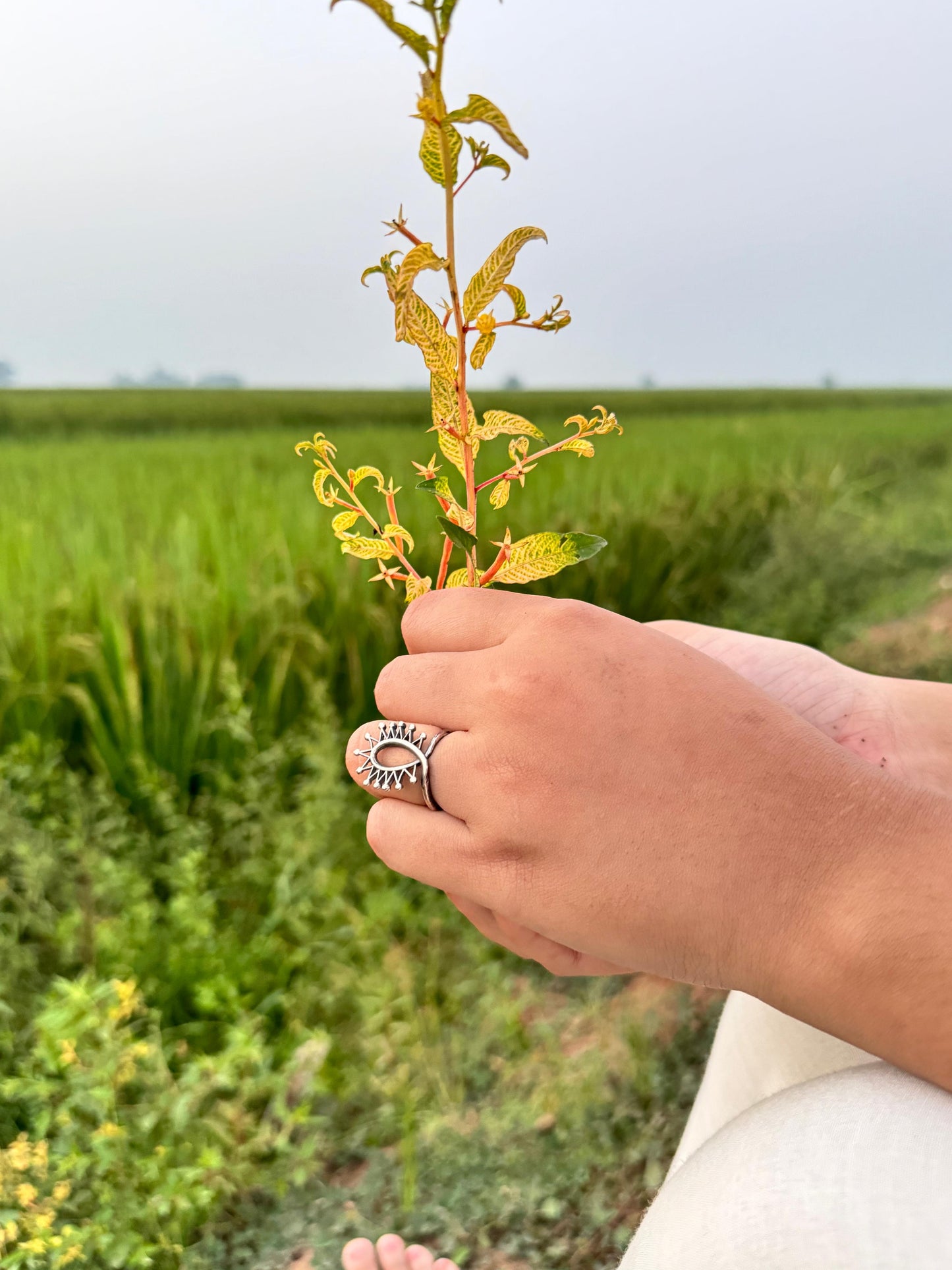 Boho spike ring
