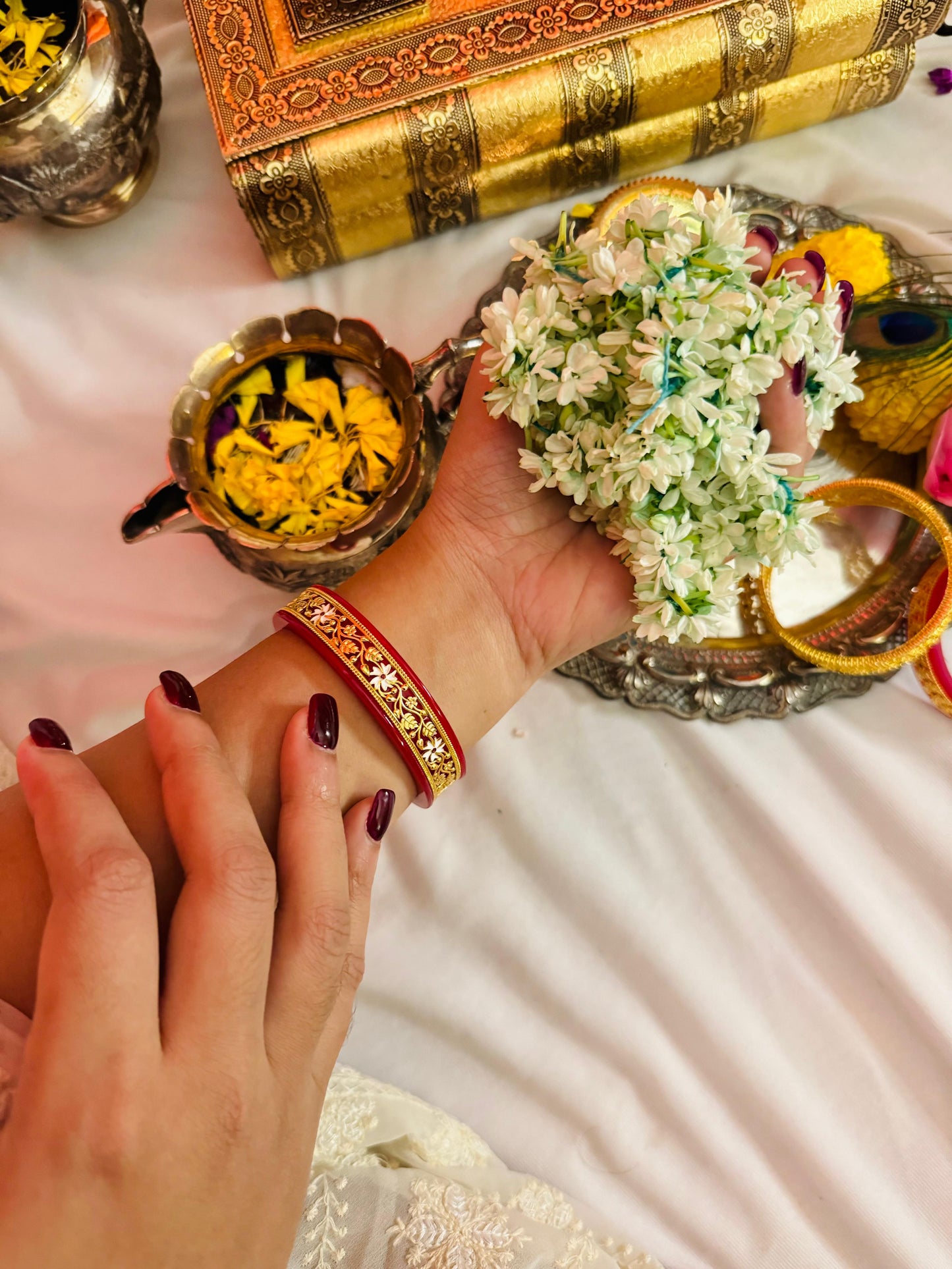 Shiuli chur pola bangle