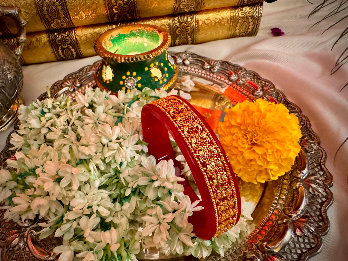 Mayuri chur pola bangle
