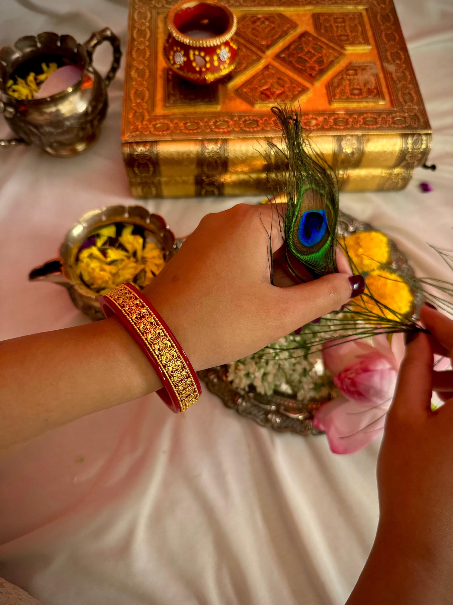 Mayuri chur pola bangle
