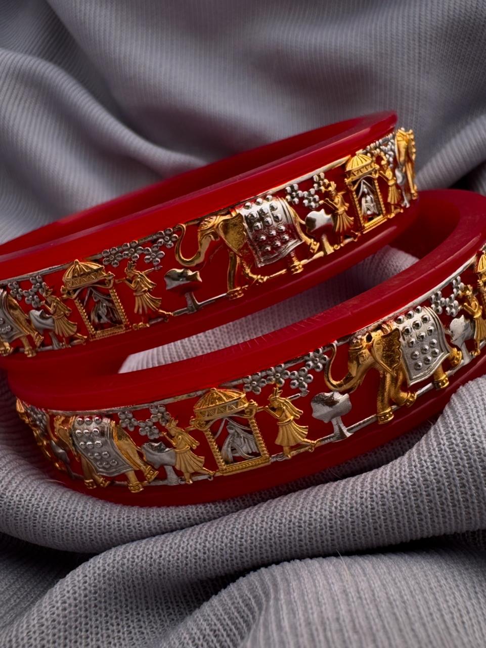 Palki-elephant pola bangle
