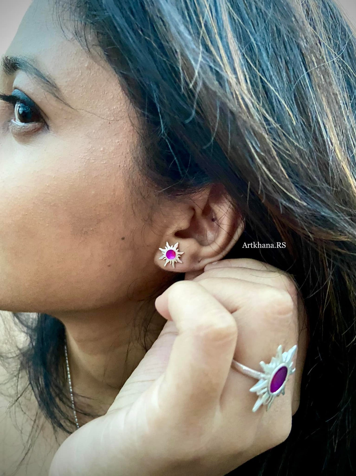 The sun earring (small)