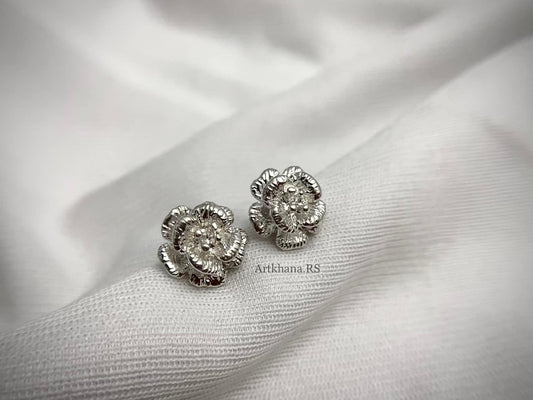 Rose floral stud