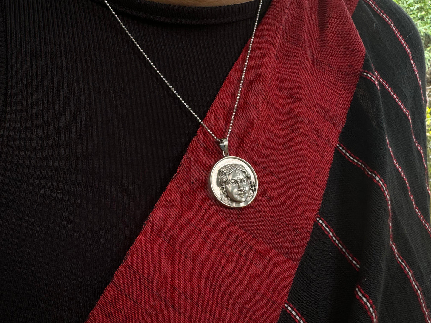 Ma Durga Coin pendant