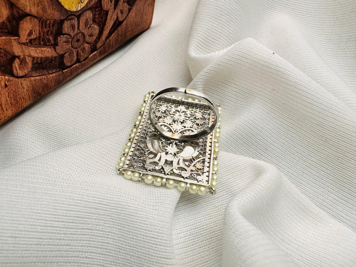 Peacock jal work ring