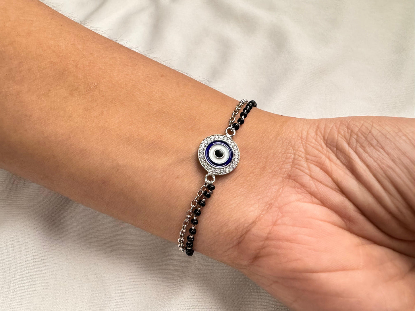 Evil eye Mangalsutra wristlet