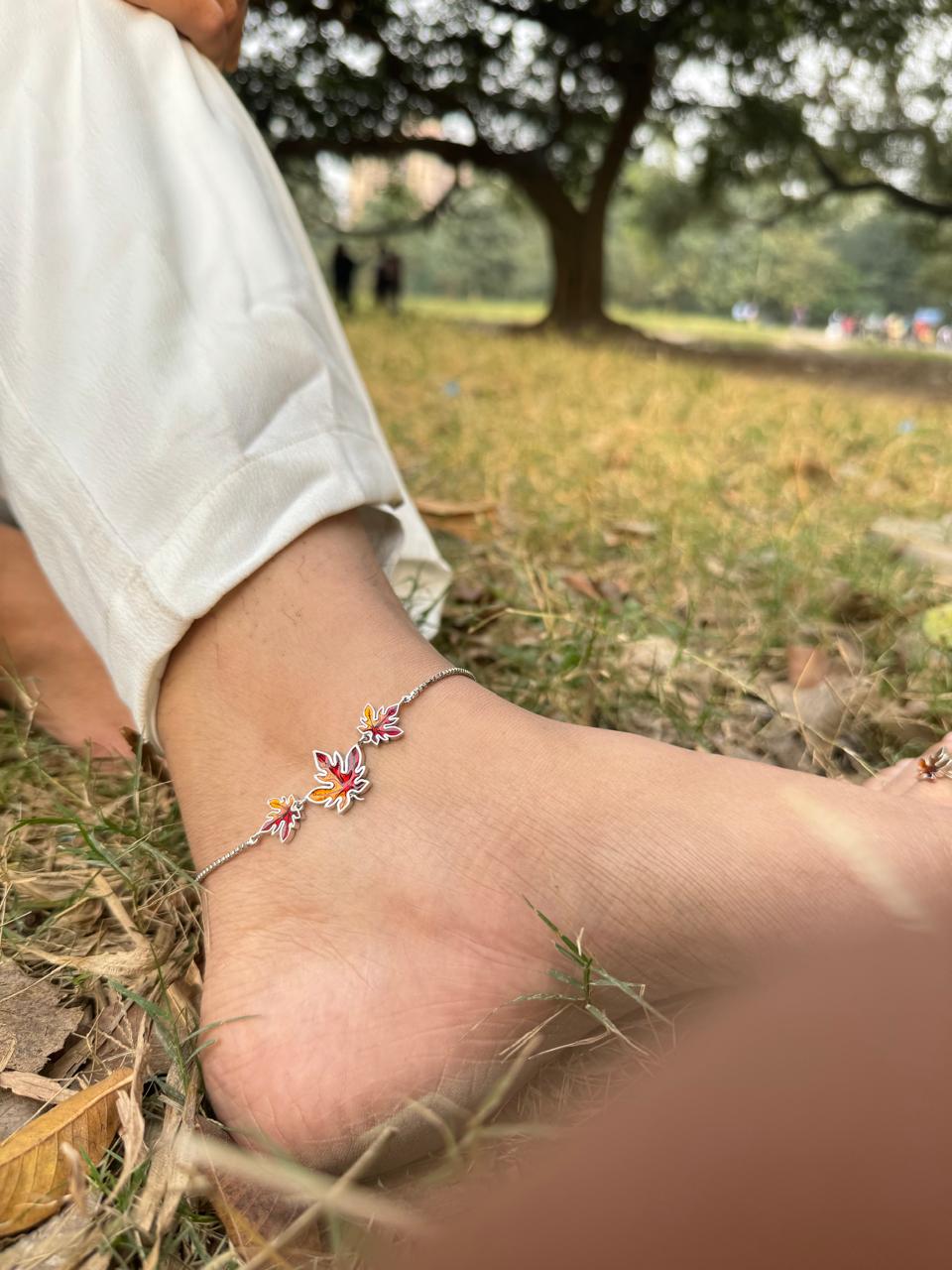 Maple anklet