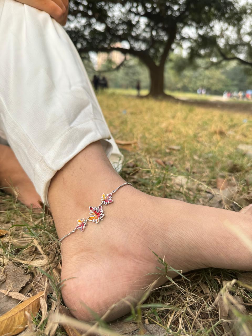 Maple anklet