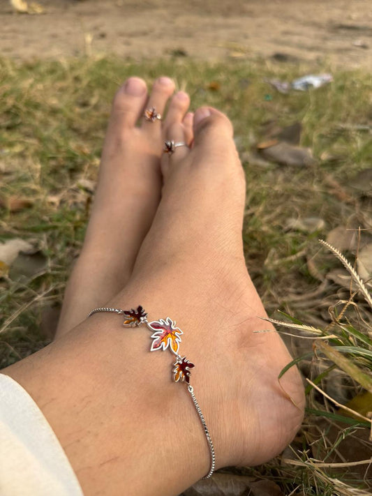 Maple anklet