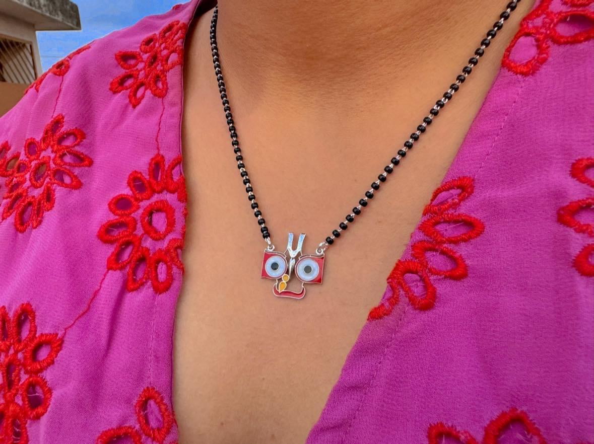 Jagannath eye mangalsutra
