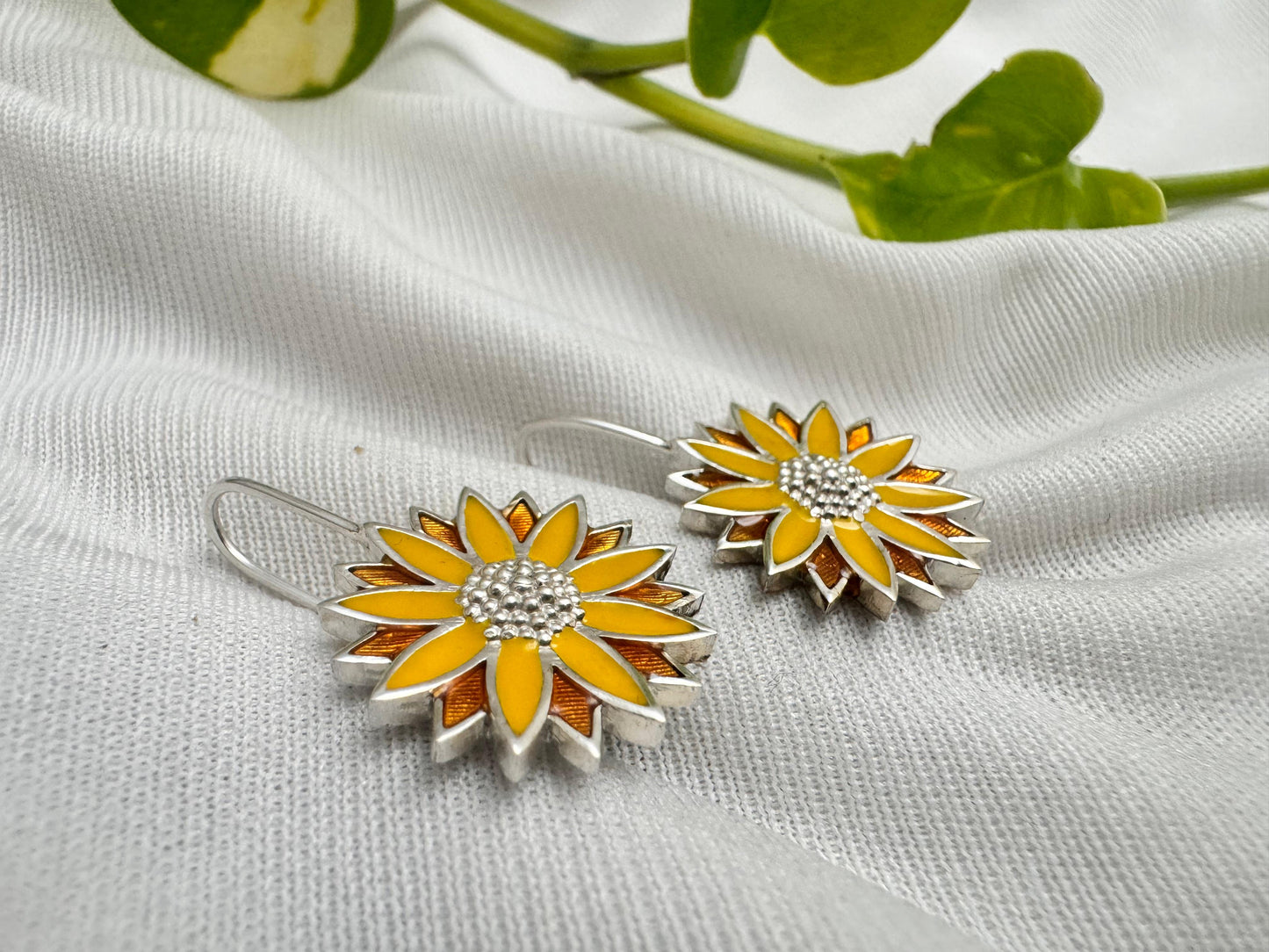 Sunflower earring