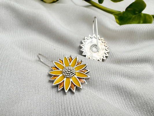 Sunflower earring