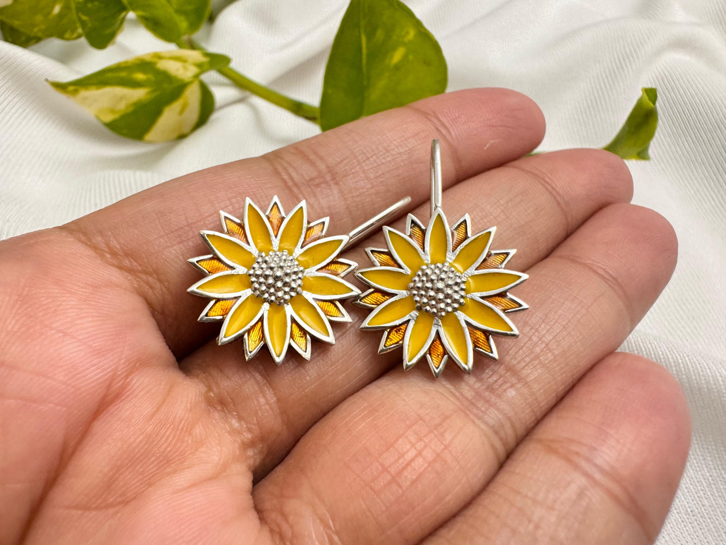 Sunflower earring