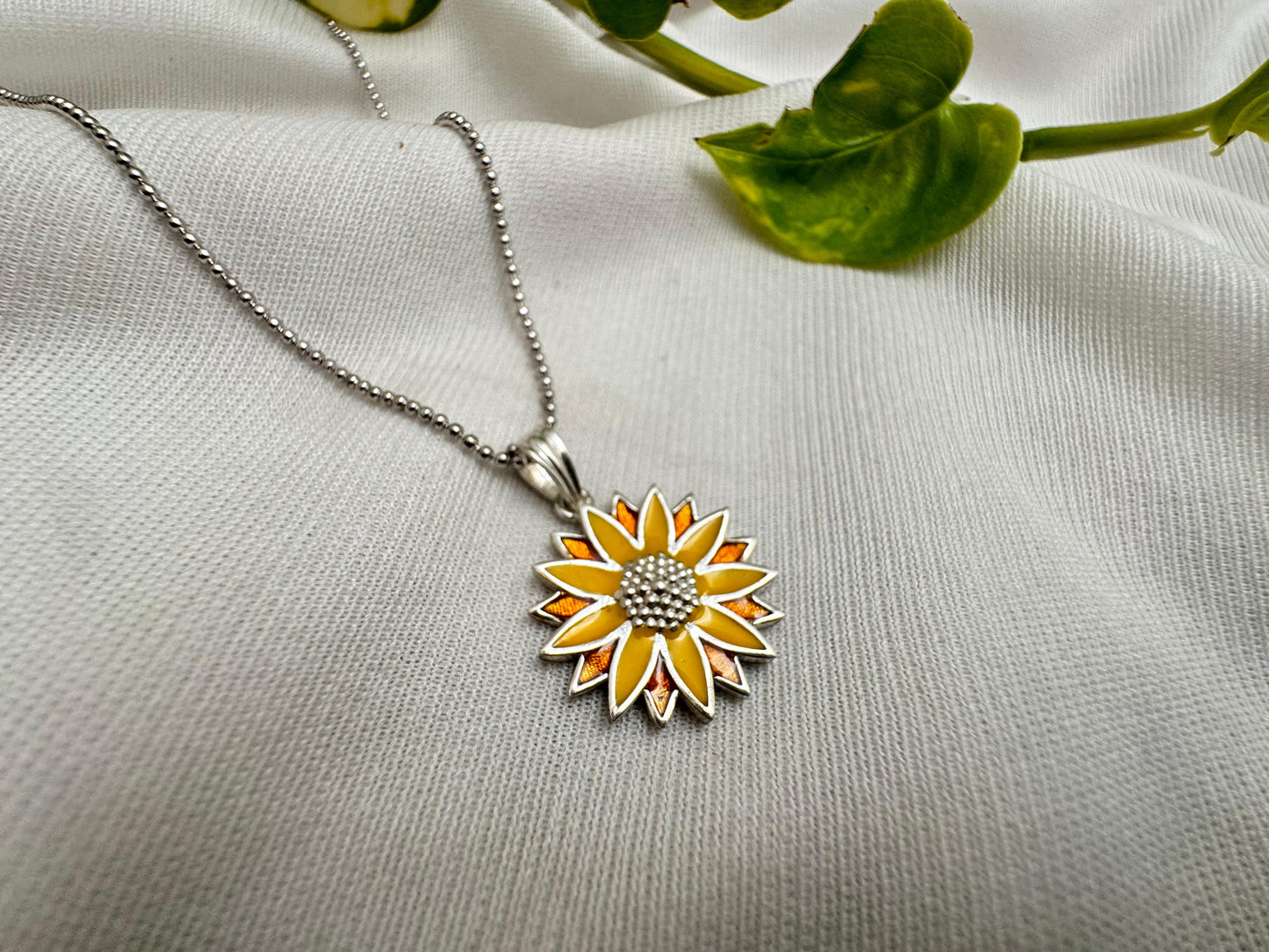 Sunflower pendant