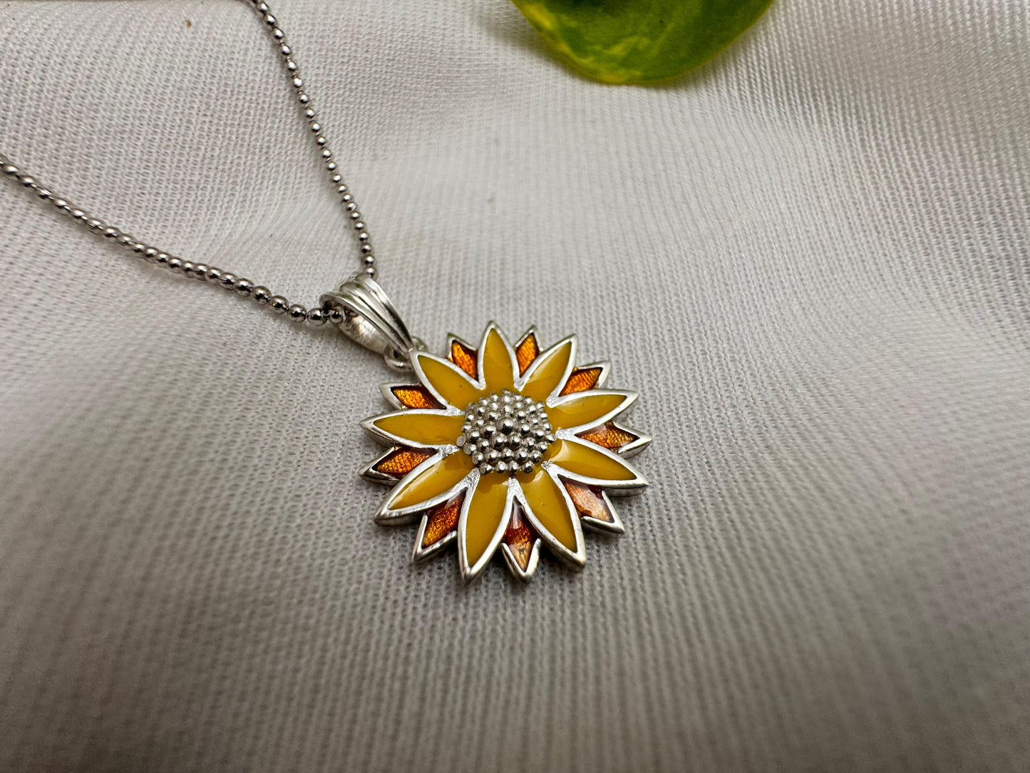 Sunflower pendant