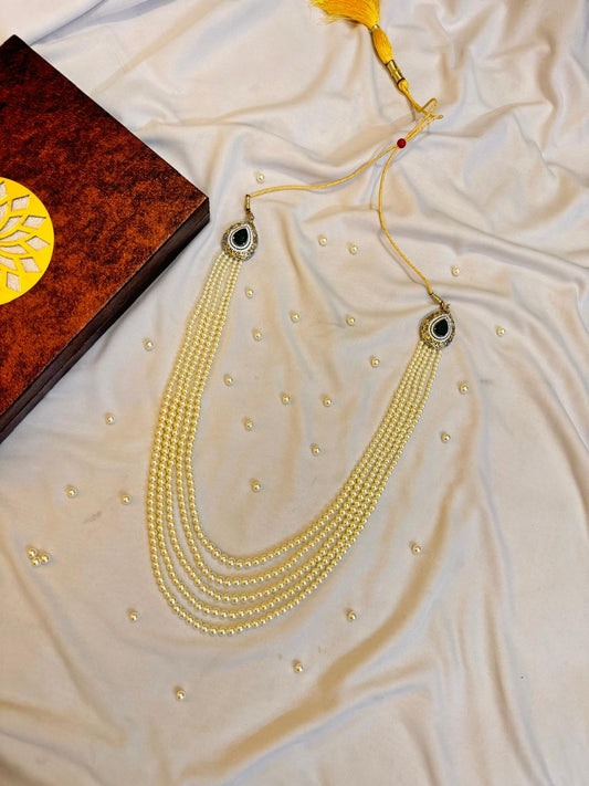 Pearl mala necklace