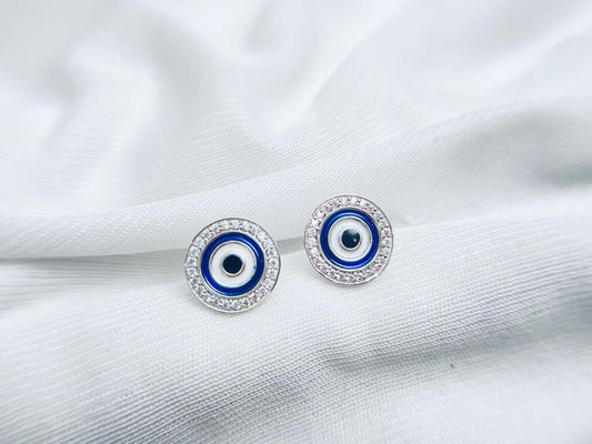 Evil eye earring
