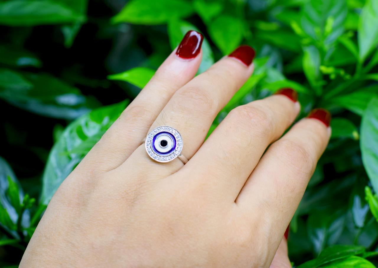 Evil eye ring