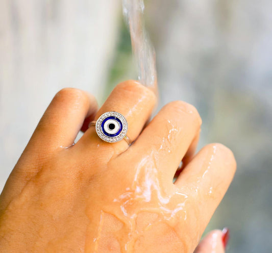 Evil eye ring