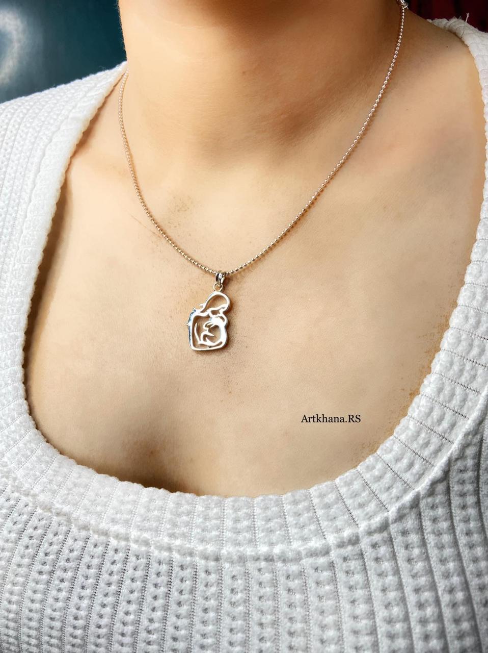 Mother-child pendant