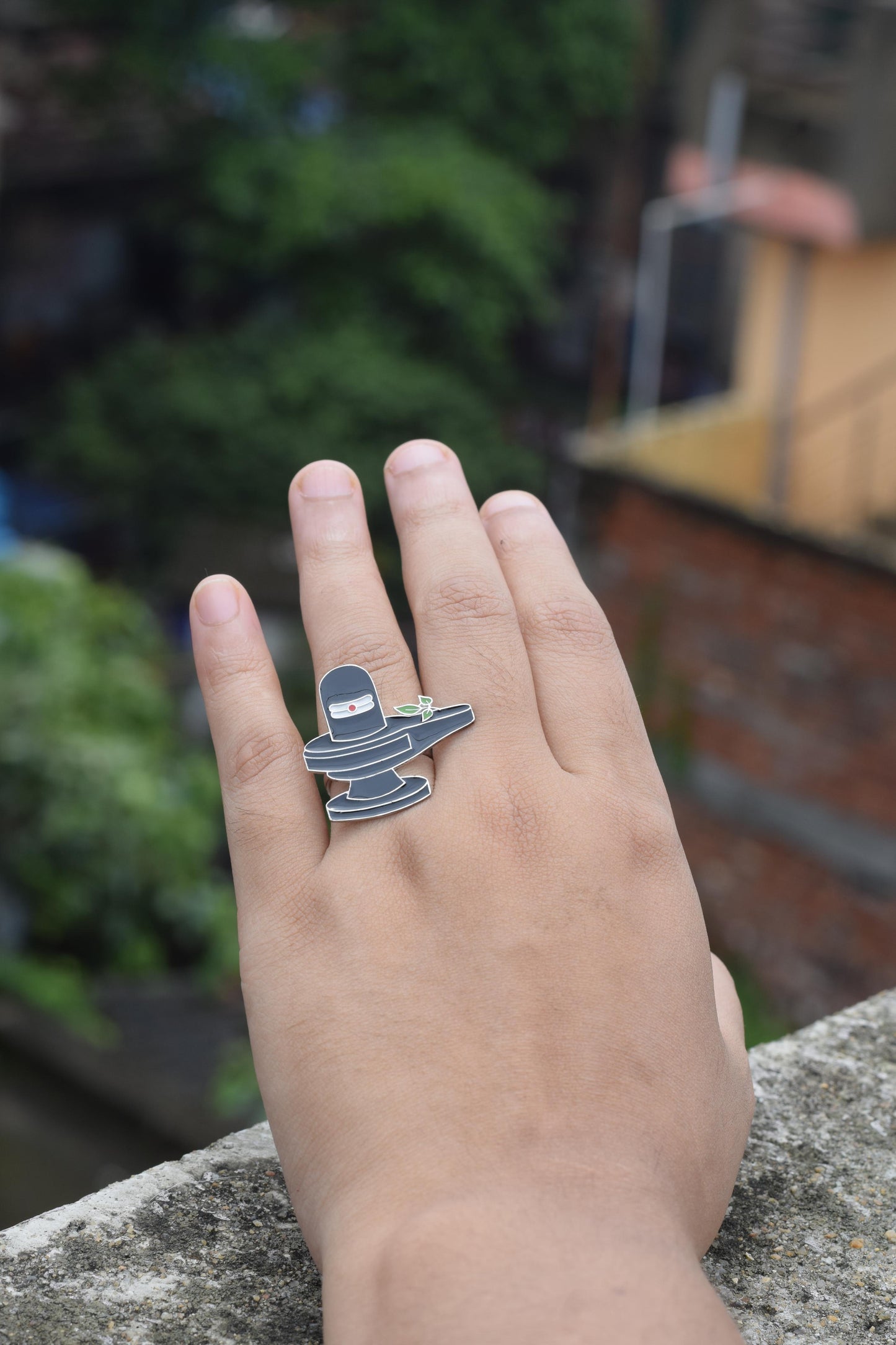 Shiva Lingam ring