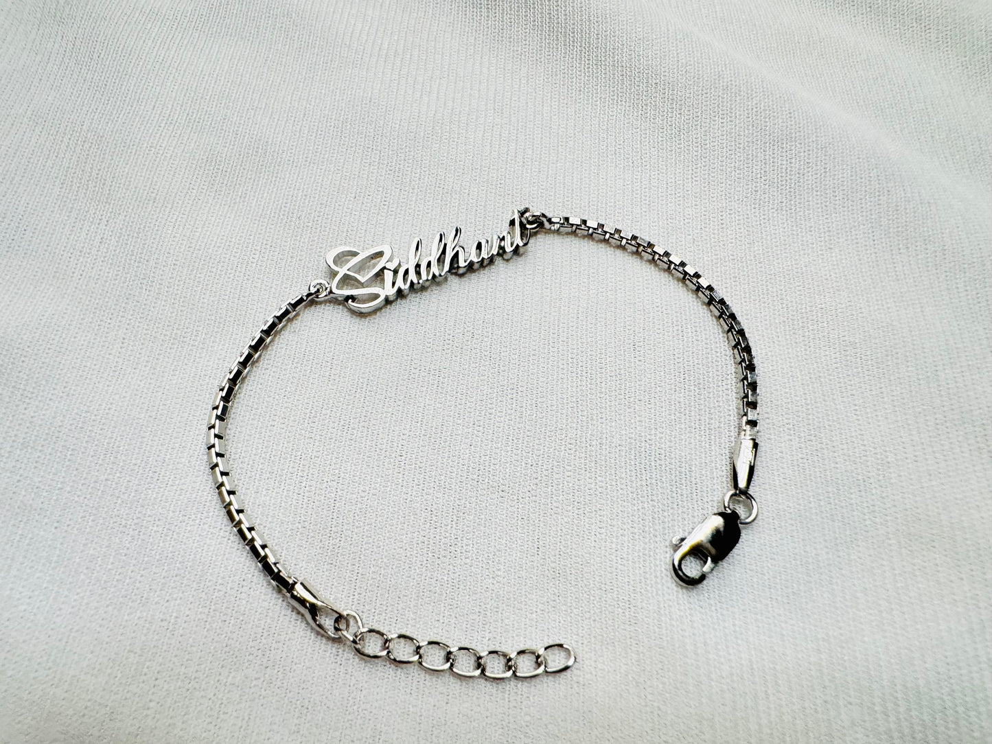 Personalised name wristlet