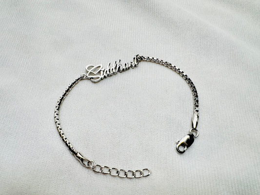Personalised name wristlet