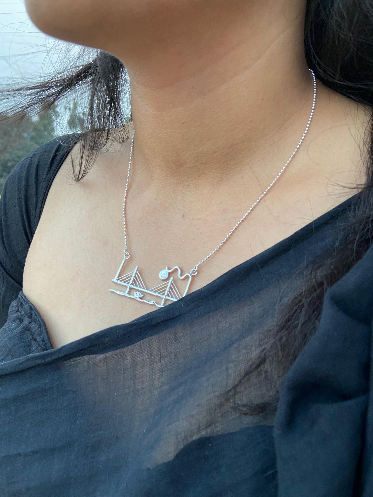 Hooghly bridge necklace