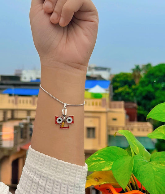 Jagannath eye pendant charm wristlet