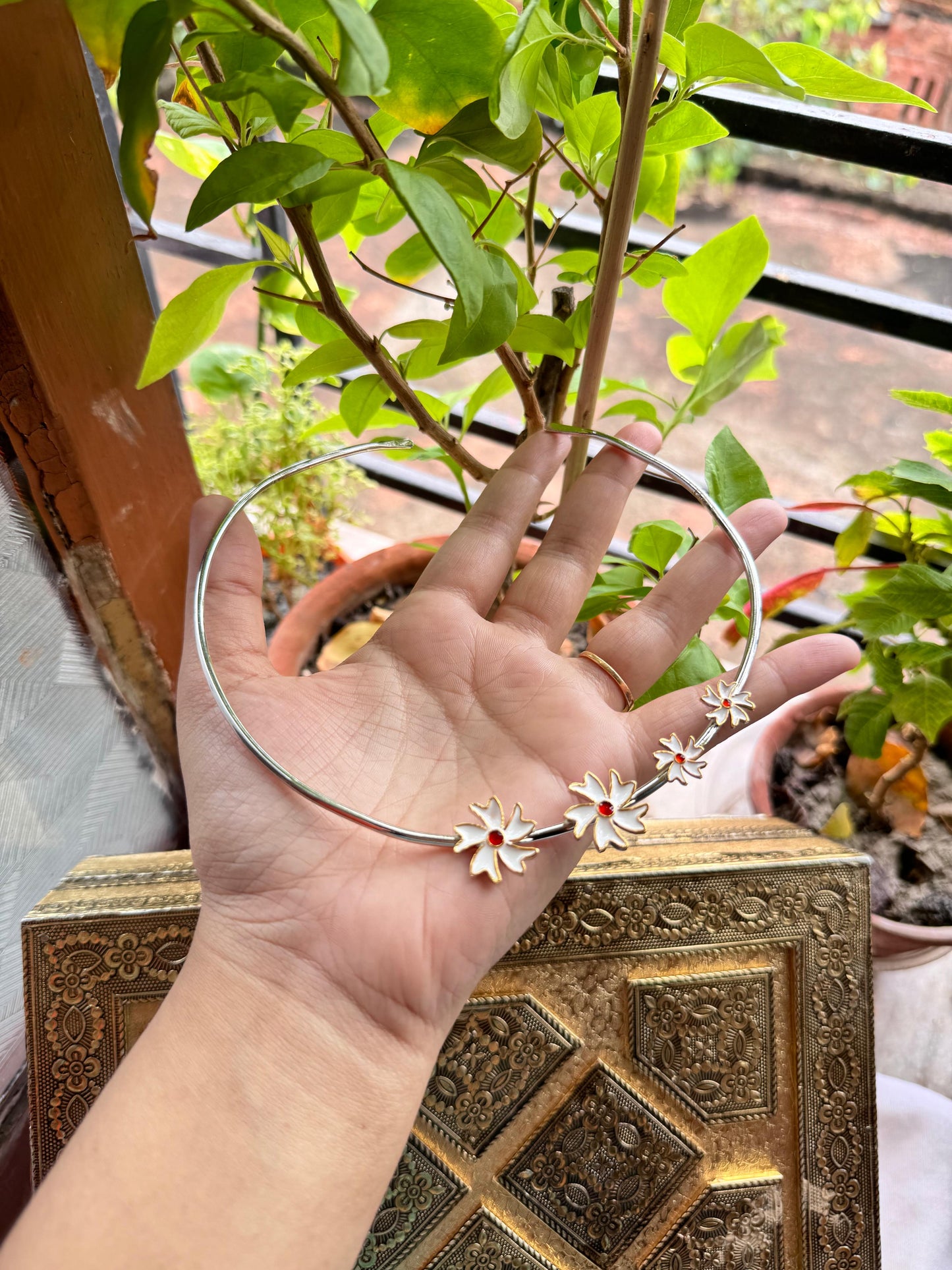 Shiuli (parijat flower) hasuli