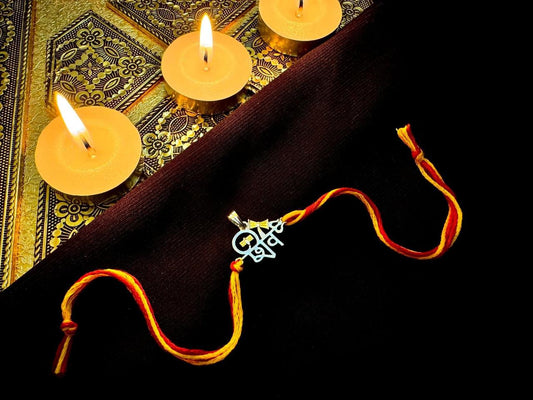 Shiv rakhi cum pendant
