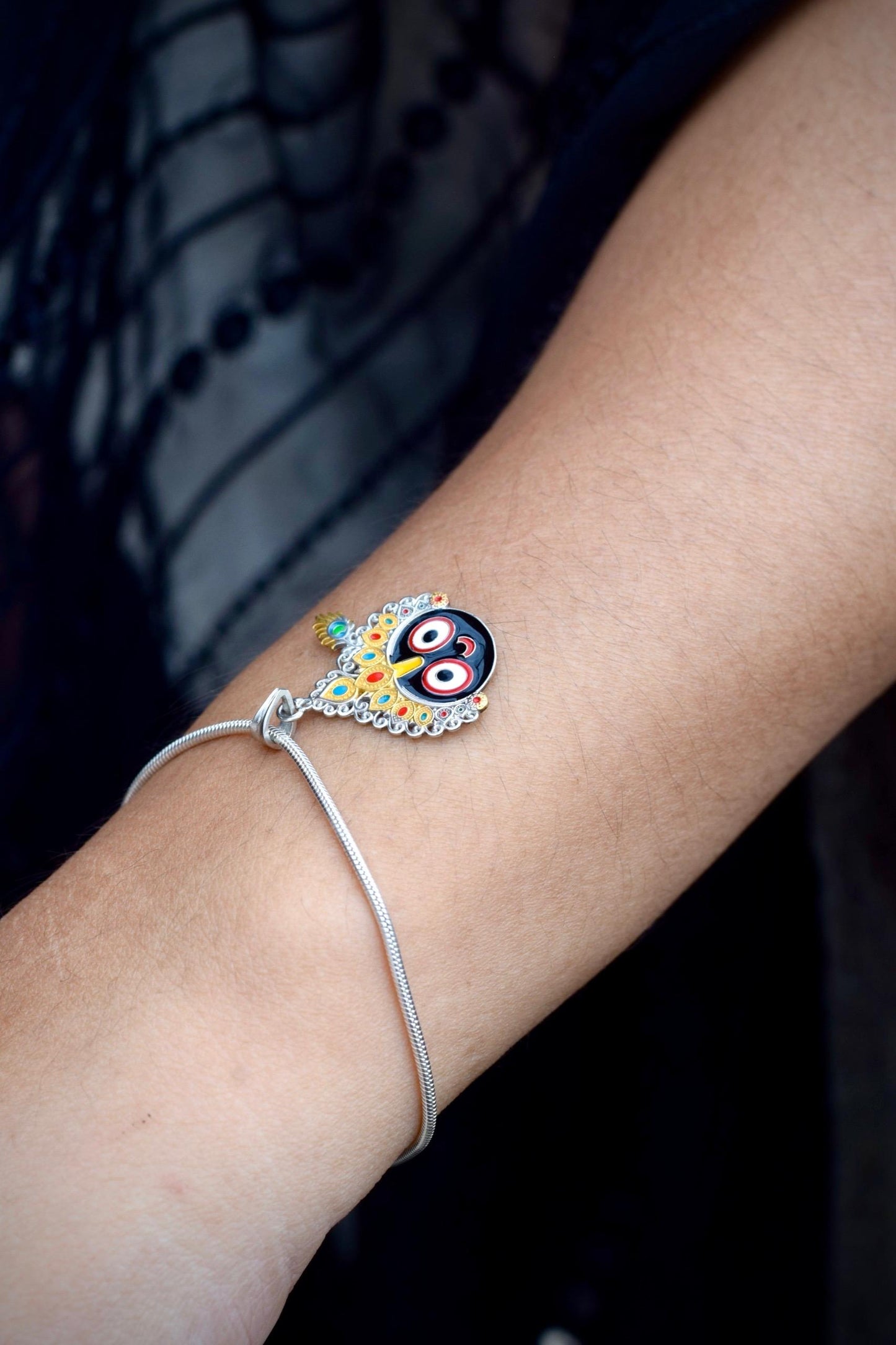 Nathkhat Jagannath charm wristlet