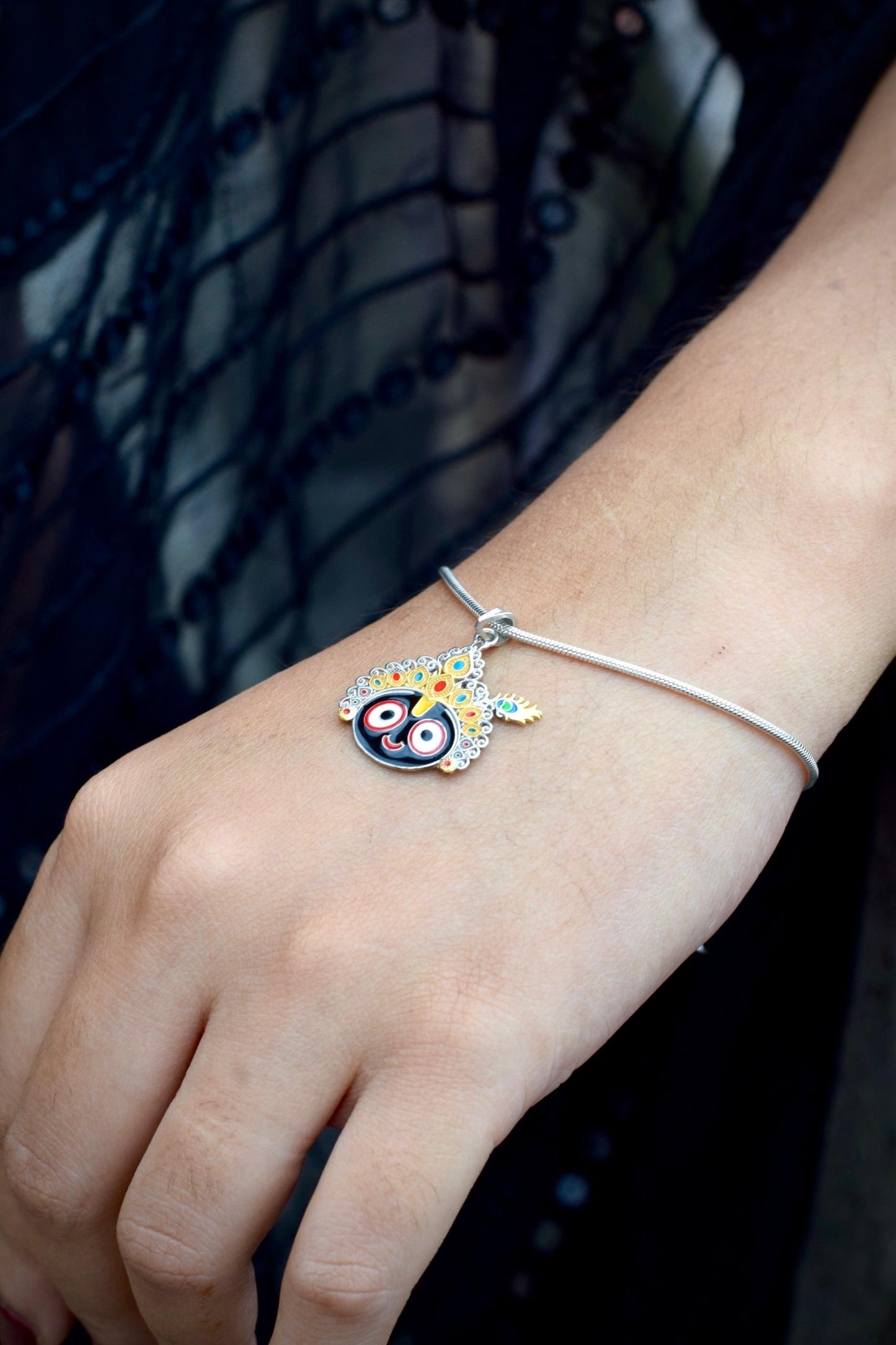 Nathkhat Jagannath charm wristlet