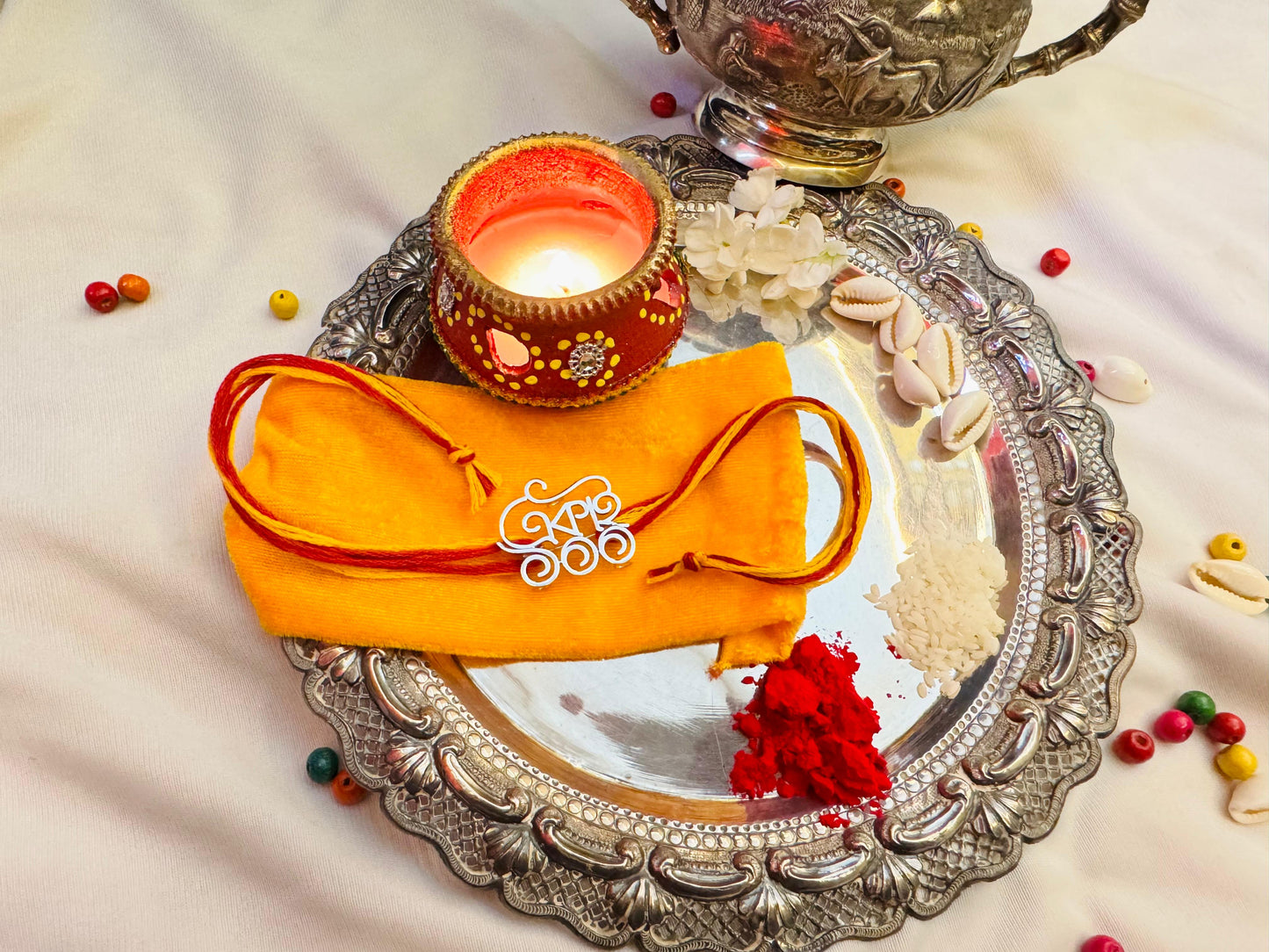 একাই ১০০ - Ekai aksho rakhi cum brooch
