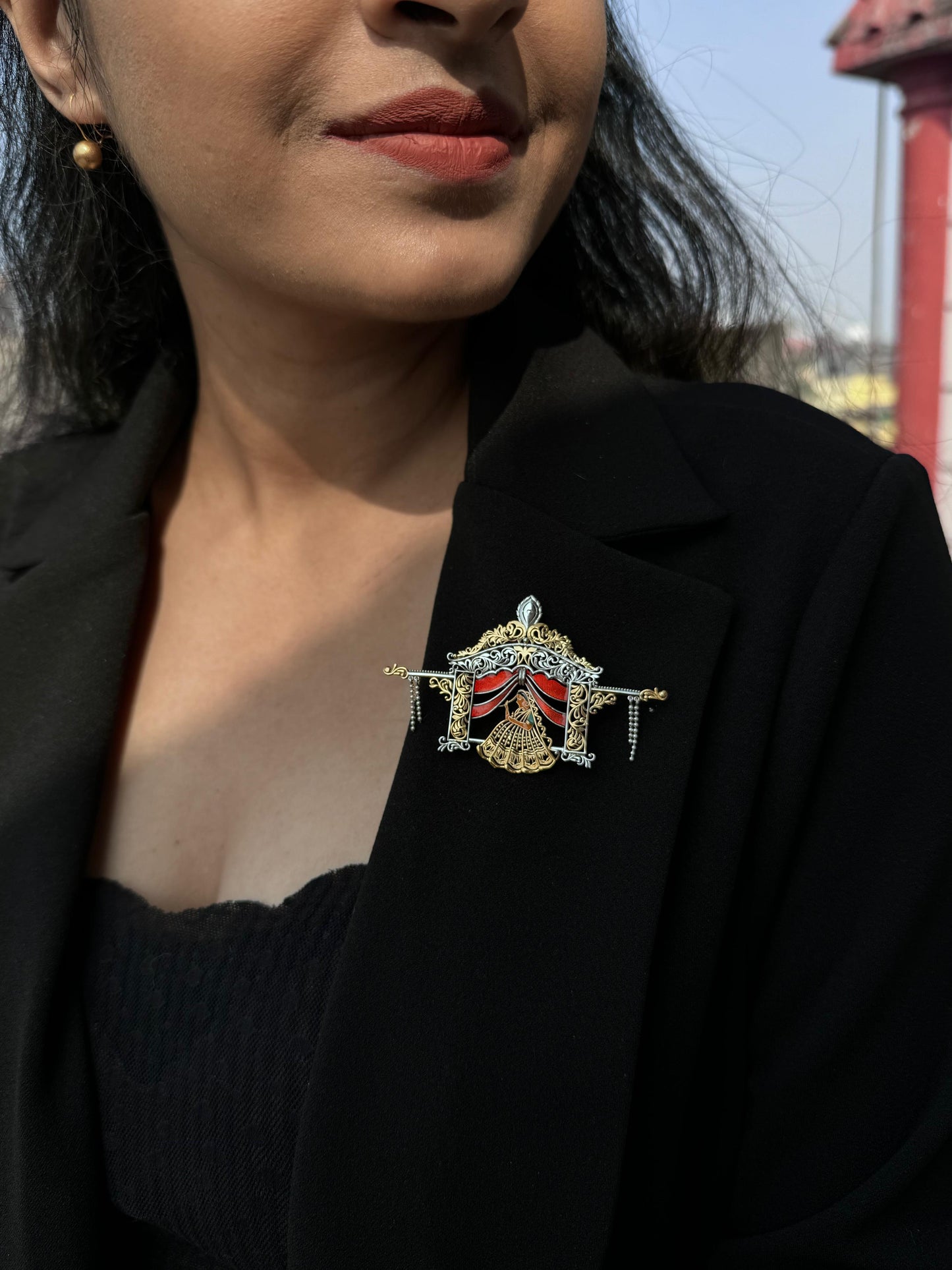 Palki brooch
