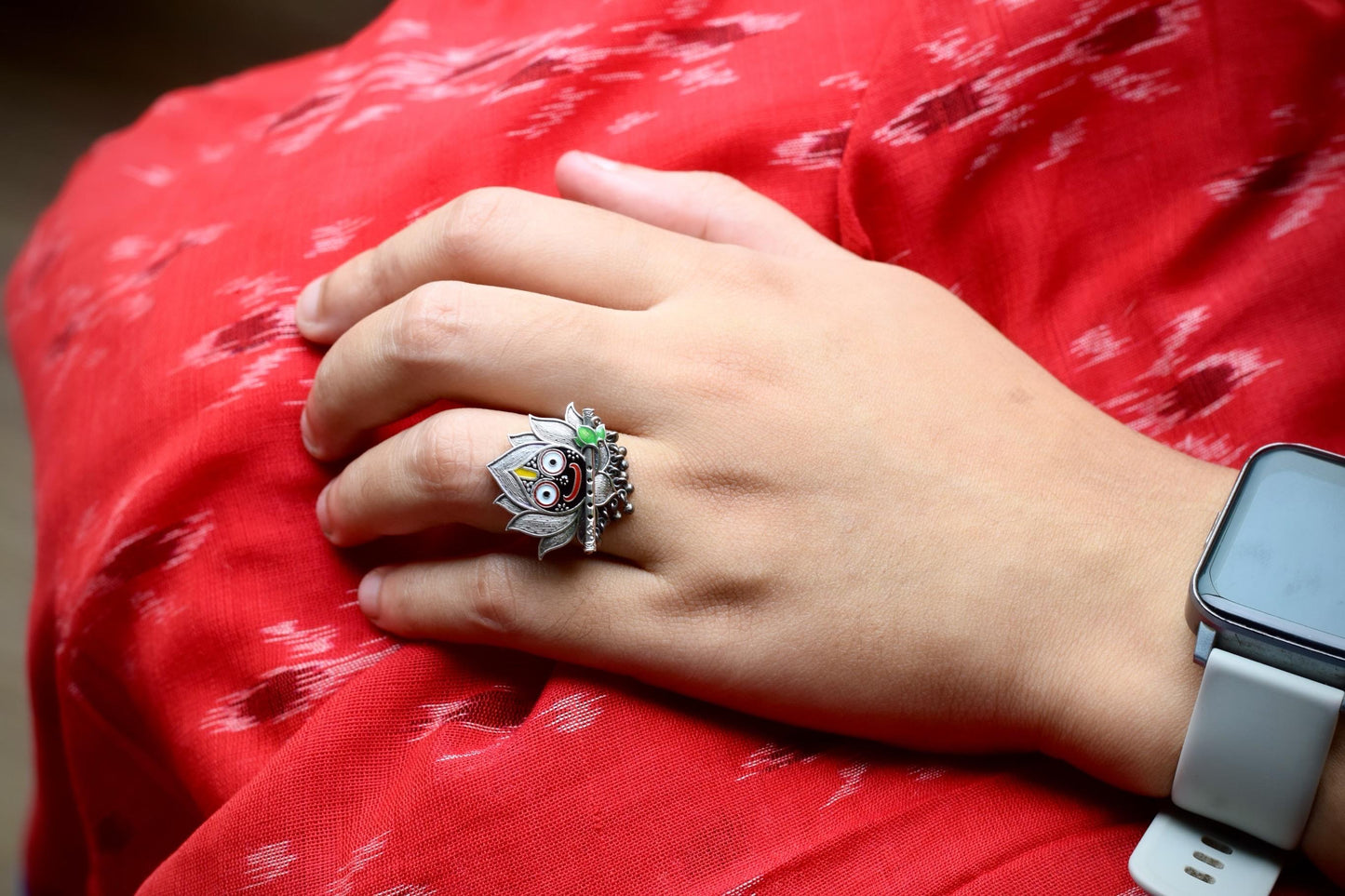 Jagannath lotus ring