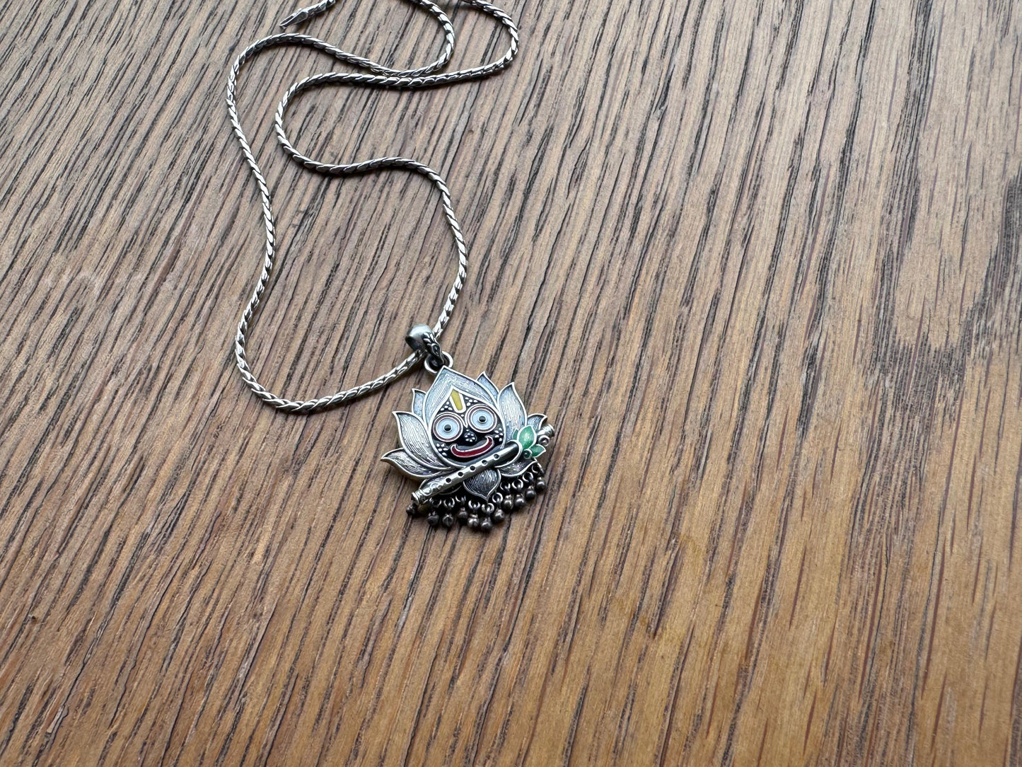 Jagannath lotus pendant
