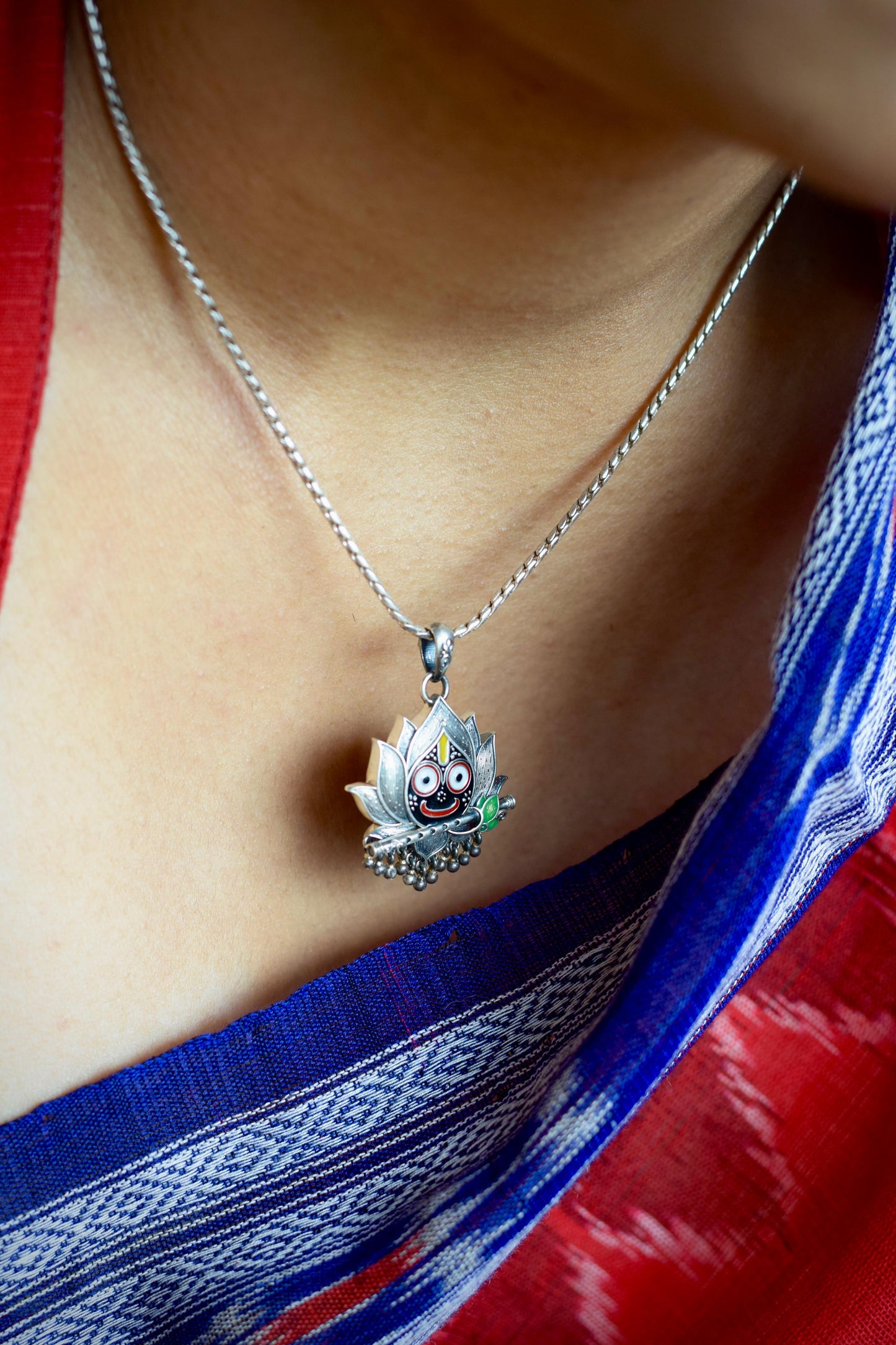 Jagannath lotus pendant