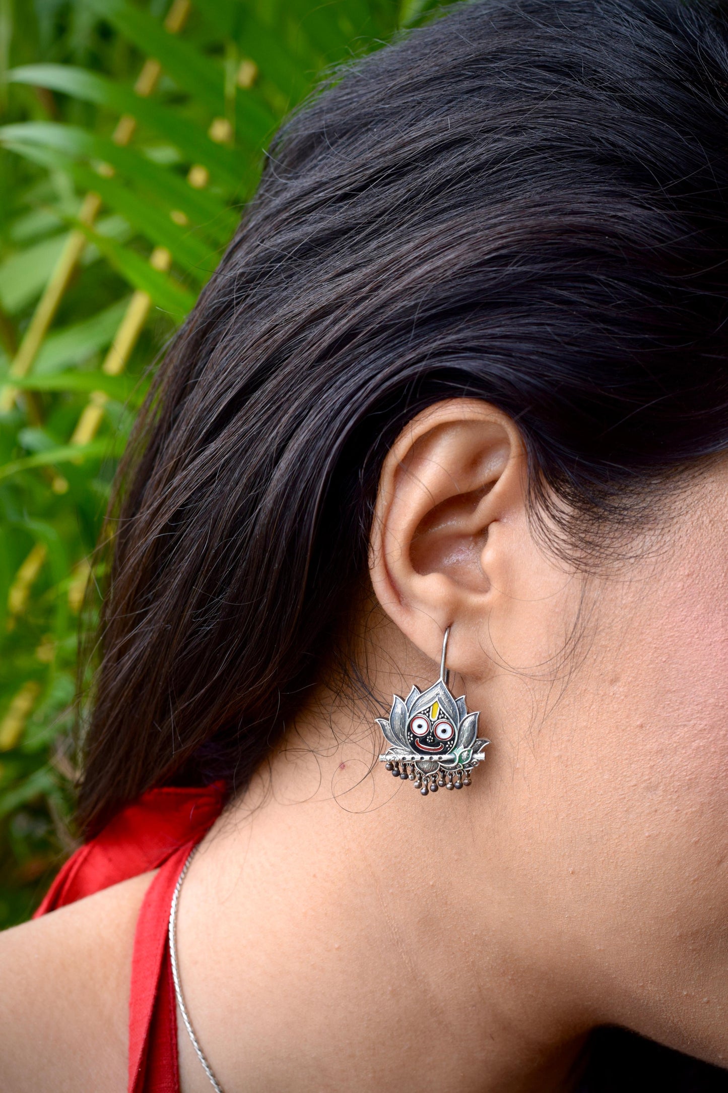 Jagannath lotus Earring (Dangler)