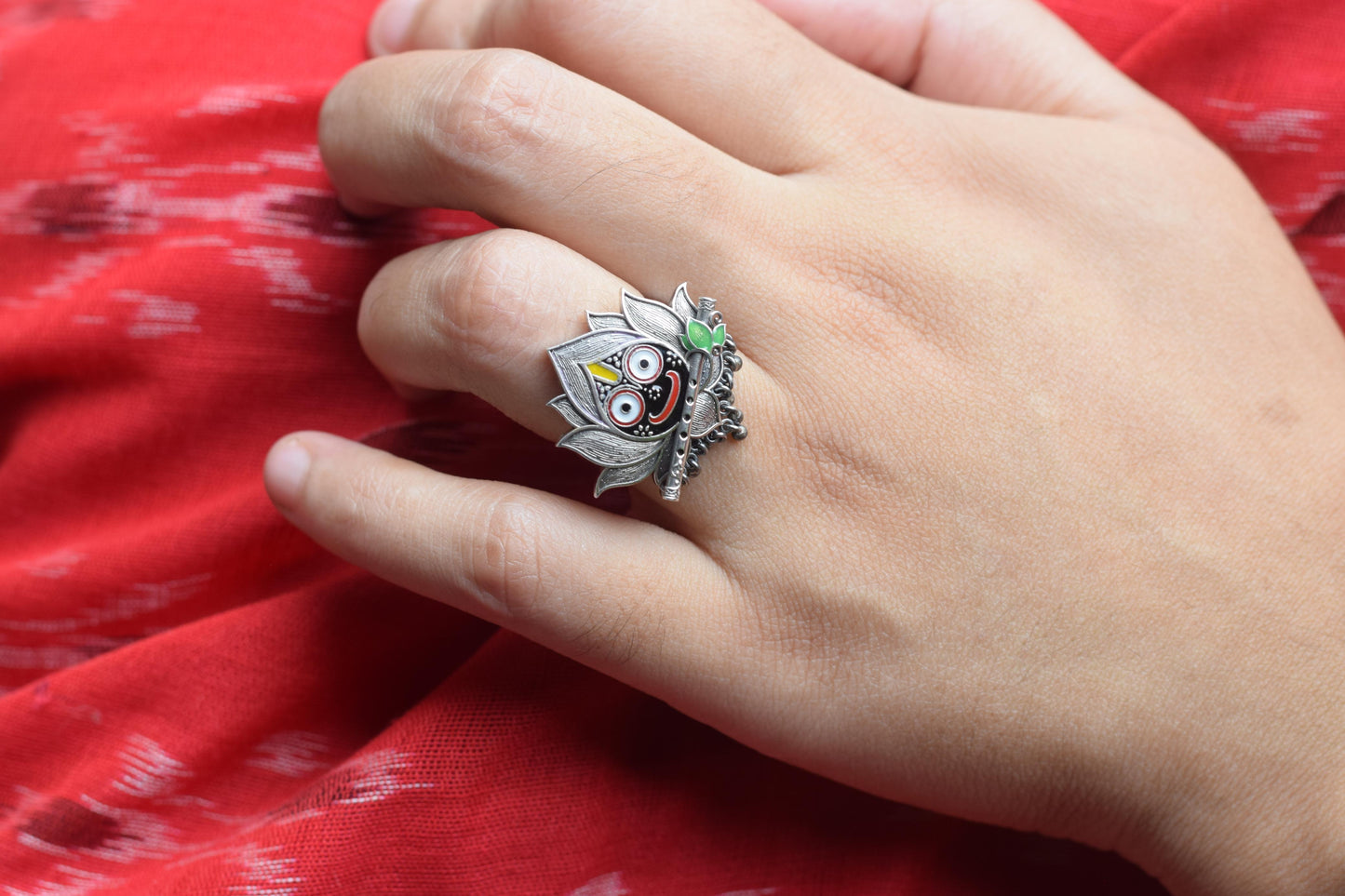 Jagannath lotus ring