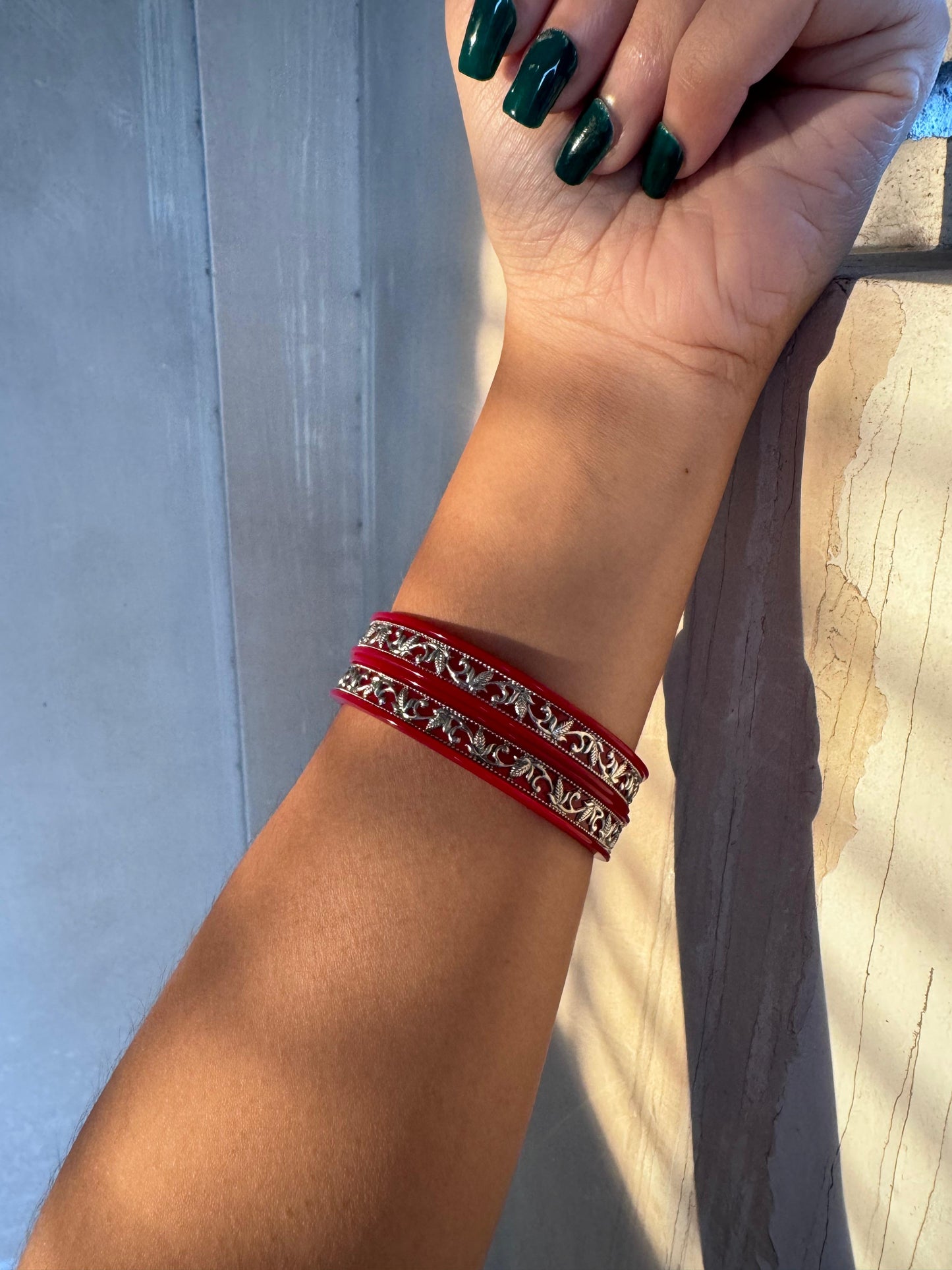 Dhaner-shish pola bangle