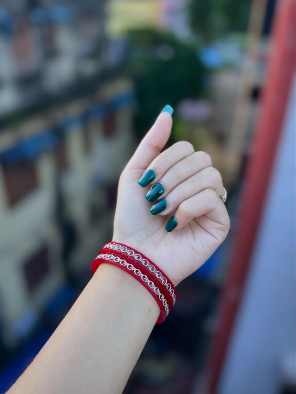 Alpona pola bangle