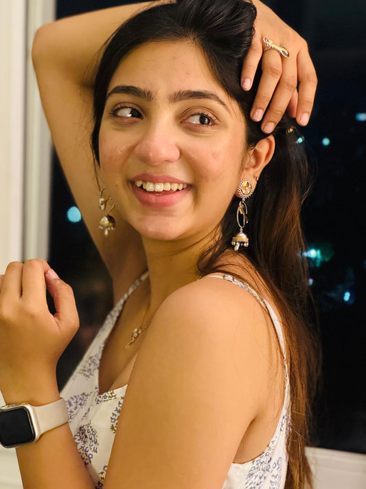 Saraswati veena jhumka